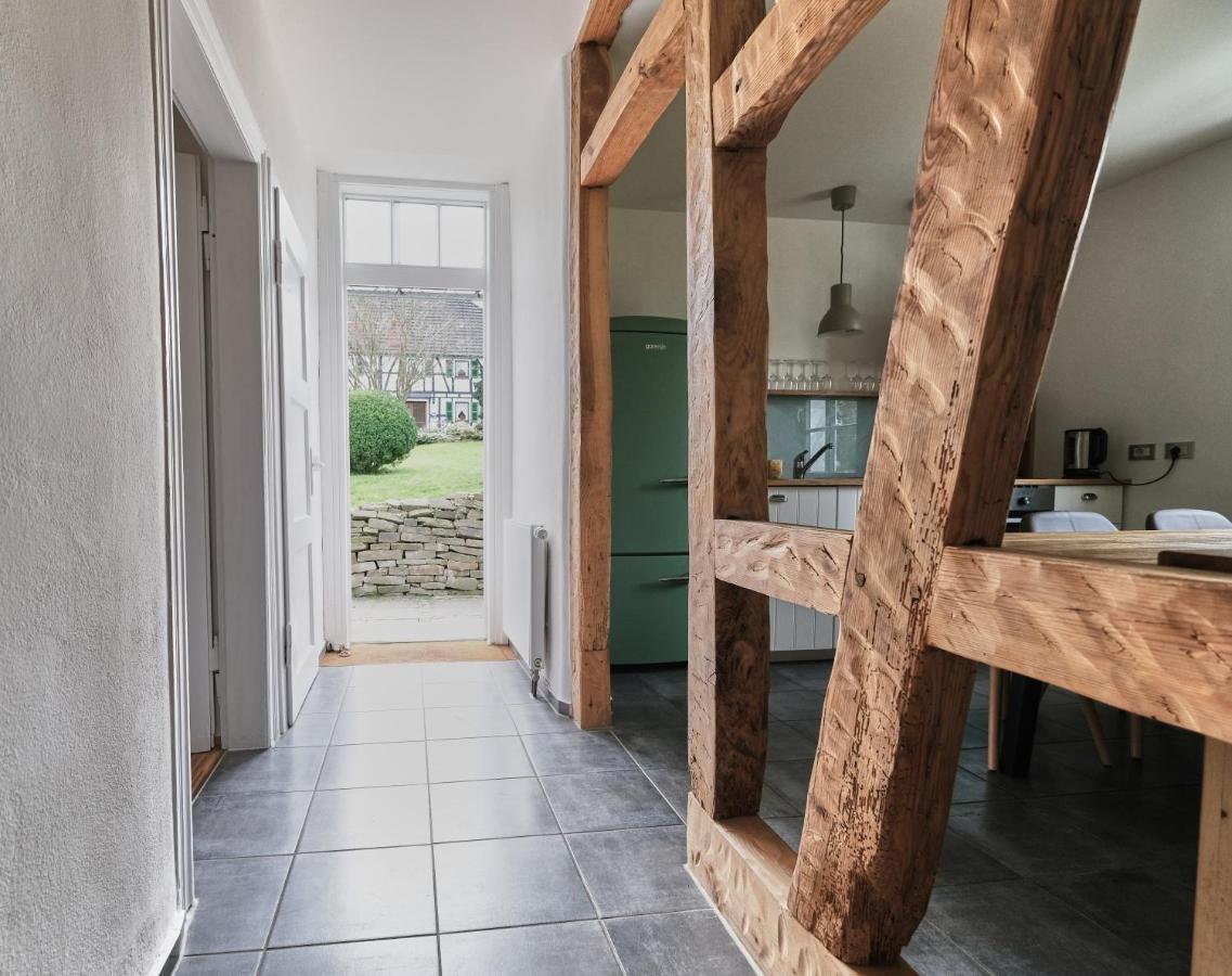 Ferienwohnung Im Fachwerkhof 'Haus In Bewegung' Seelscheid エクステリア 写真