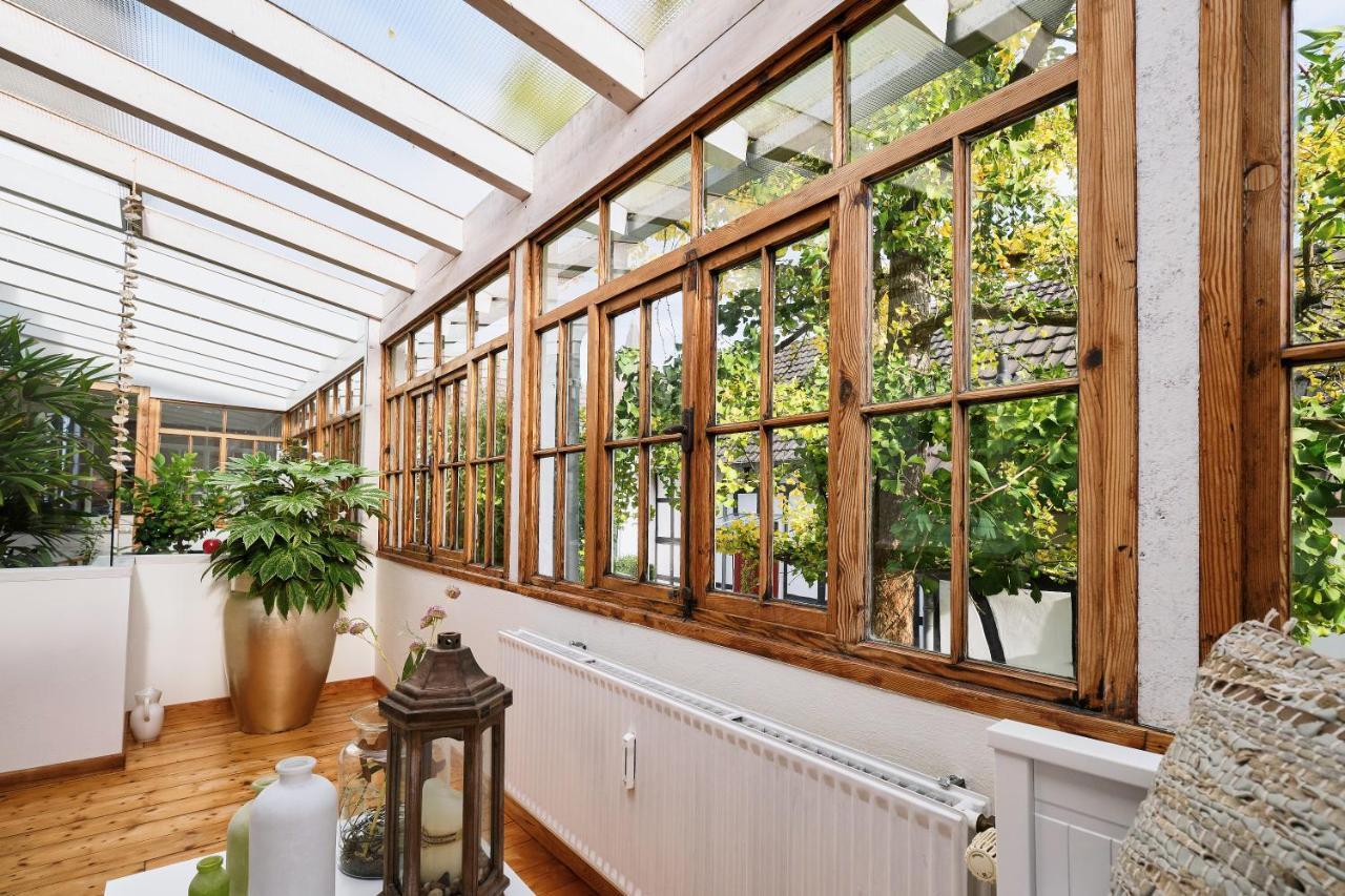 Ferienwohnung Im Fachwerkhof 'Haus In Bewegung' Seelscheid エクステリア 写真
